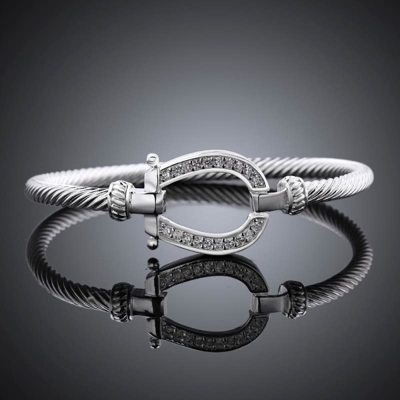 925 silver horseshoe bracelet - Dream Horse