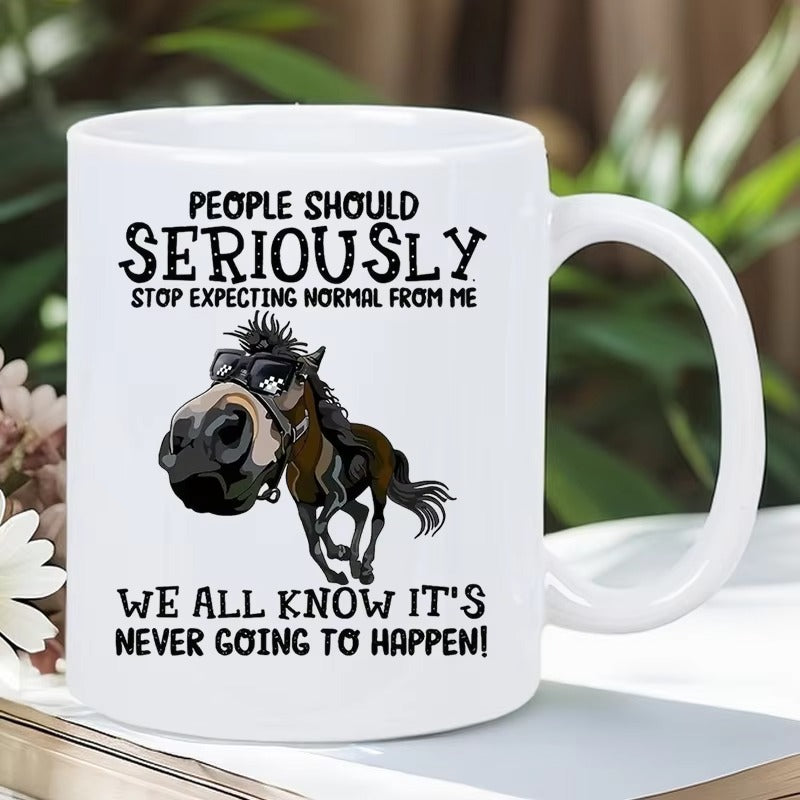 Ceramic Horse Mugs Coffee