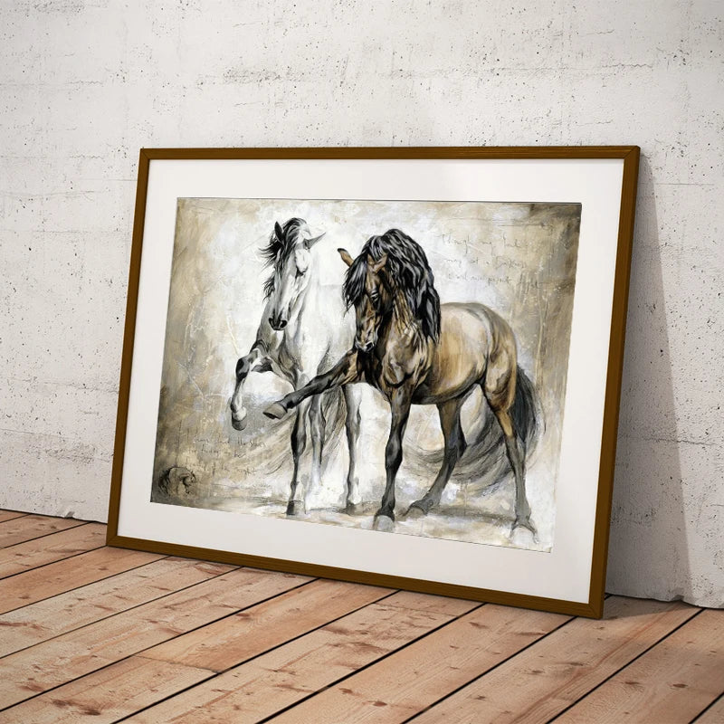 Abstract horse canvas Dream Horse