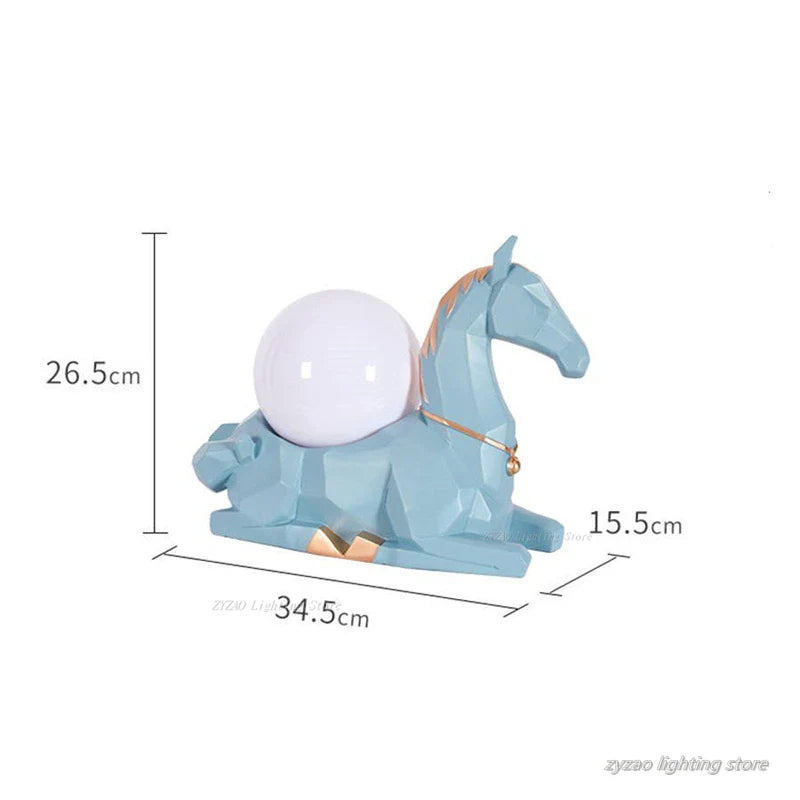 Horse statue lamp Dream Horse