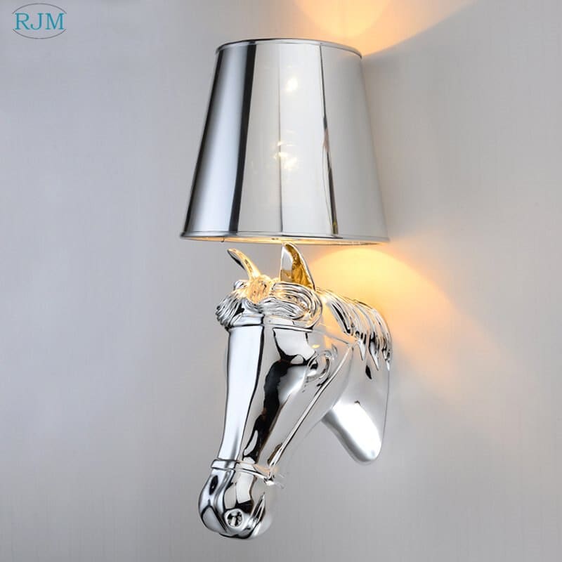 Horse with lampshade on head - Dream Horse