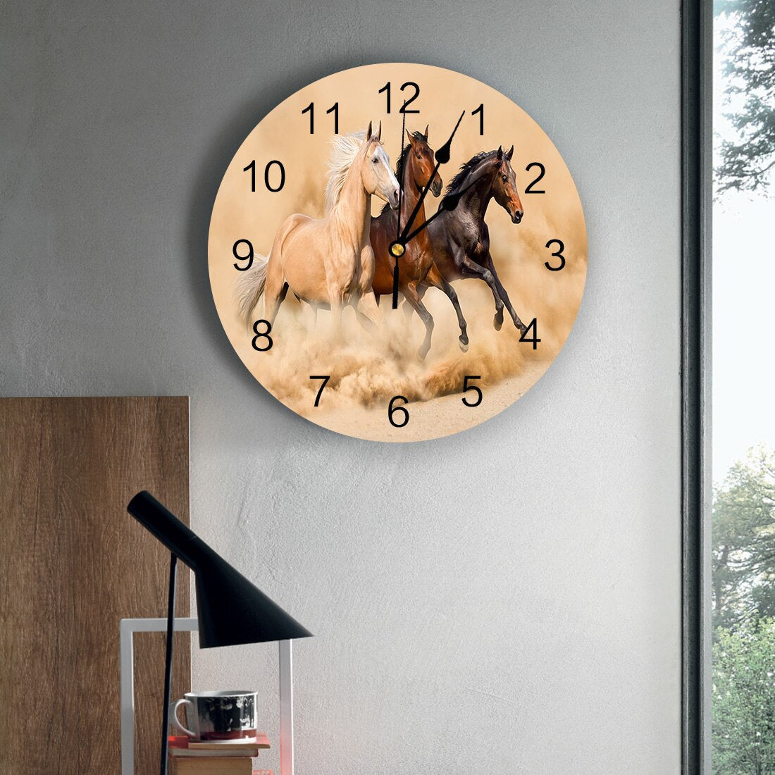 Large horse wall clock (UK) - Dream Horse