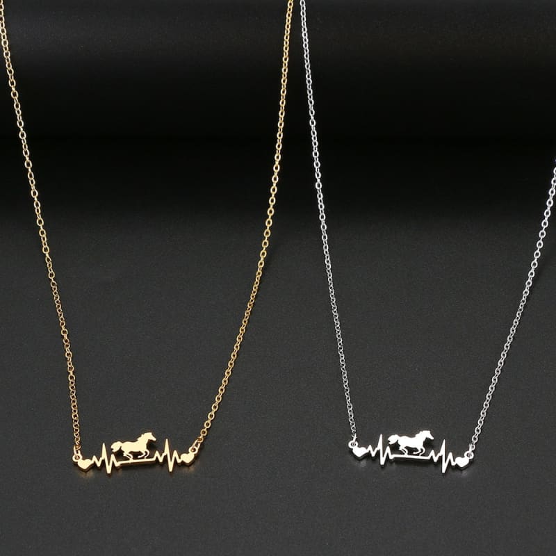 Necklace with horse pendants (Women) - Dream Horse