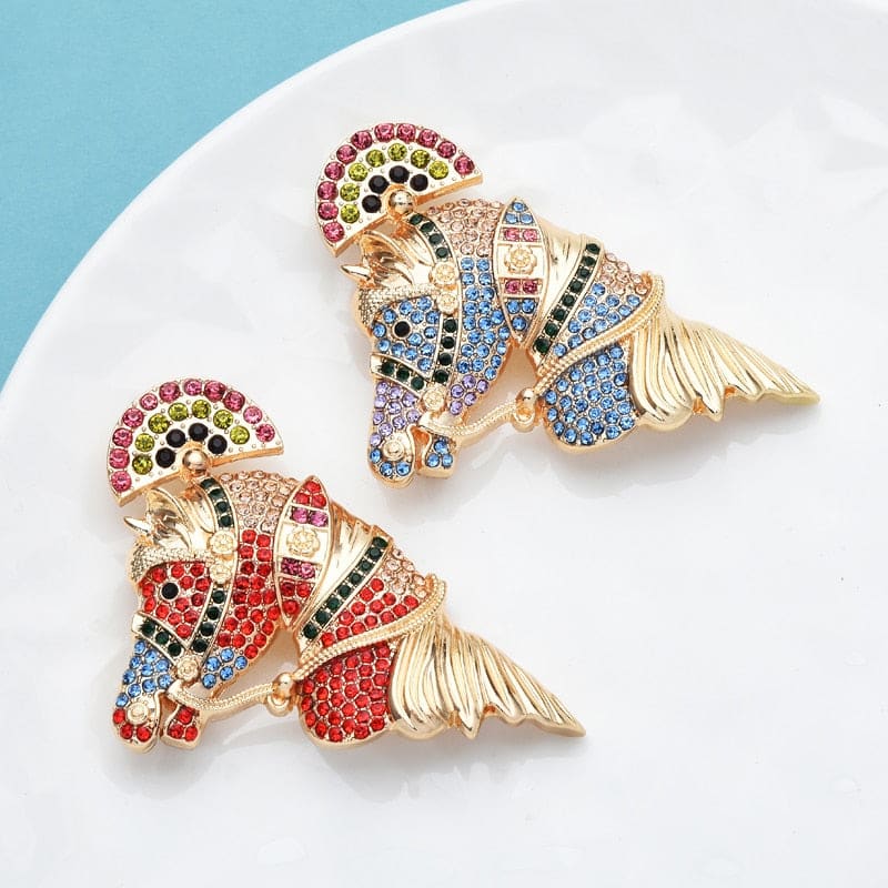 Sparkling horse brooch for women - Dream Horse