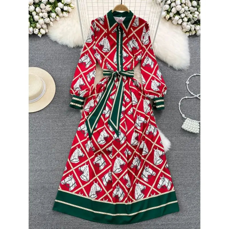 Vintage horse dress - Dream Horse